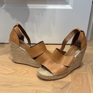 Treasure & Bond Brown Wedge Sandals